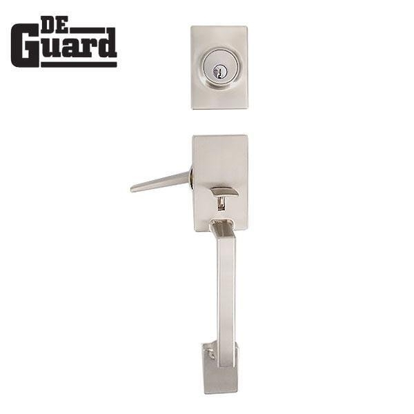 Deguard :Square Contemporary Design Handleset w/ Lever - SS-SC1 DHSWL-SS-SC1